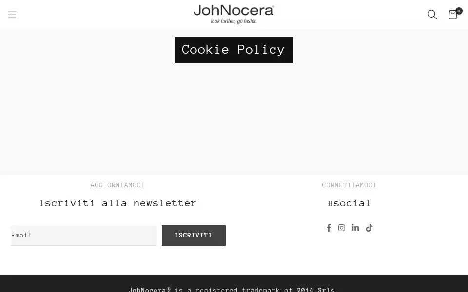 Screenshot of johnocera.com