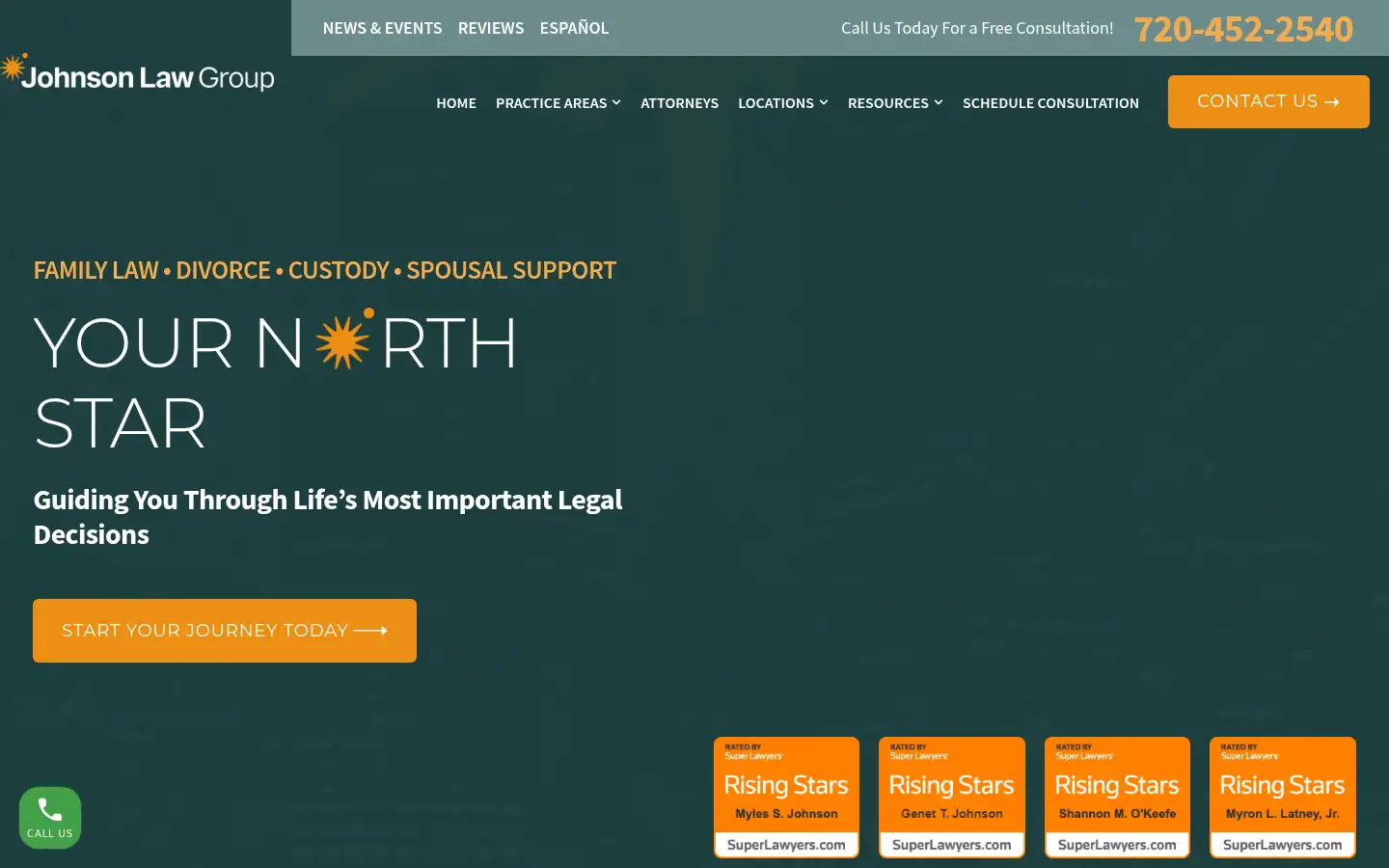 Screenshot of johnsonlgroup.com