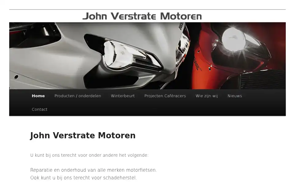 Screenshot of johnverstratemotoren.nl