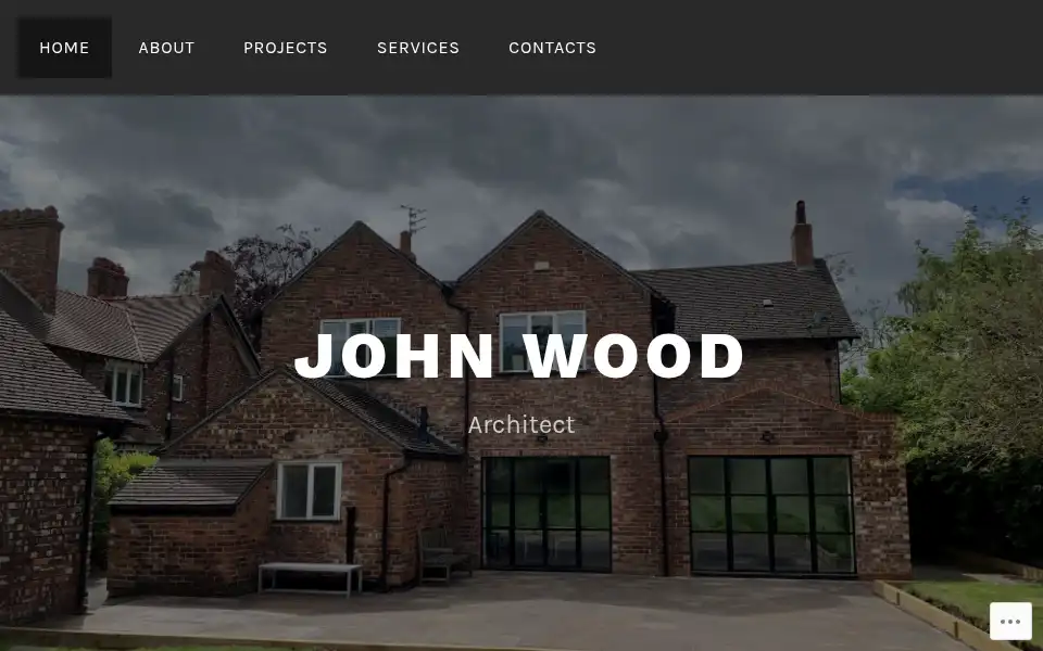 Screenshot of johnwoodarchitect.co.uk