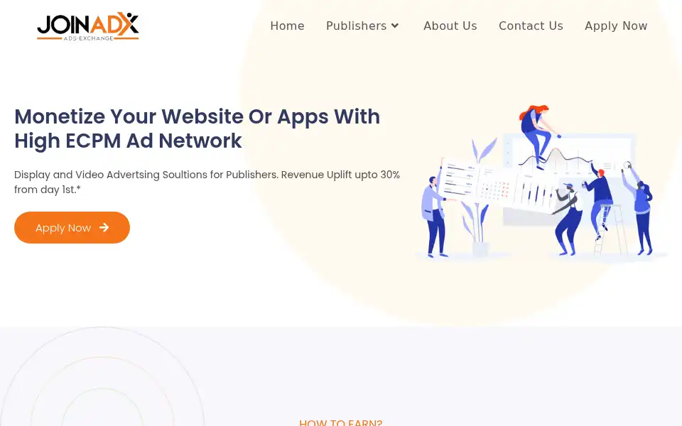 Screenshot of joinadx.com