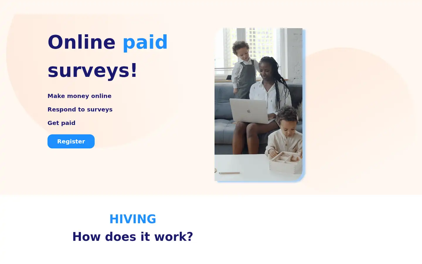 Screenshot of joinhiving.com