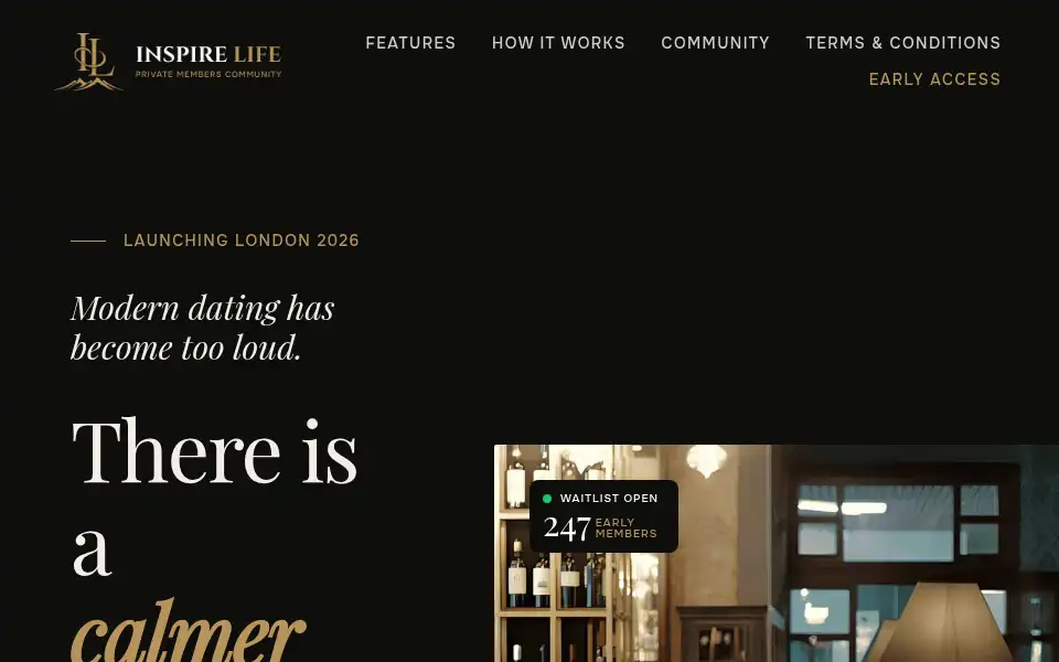 Screenshot of joininspire.life