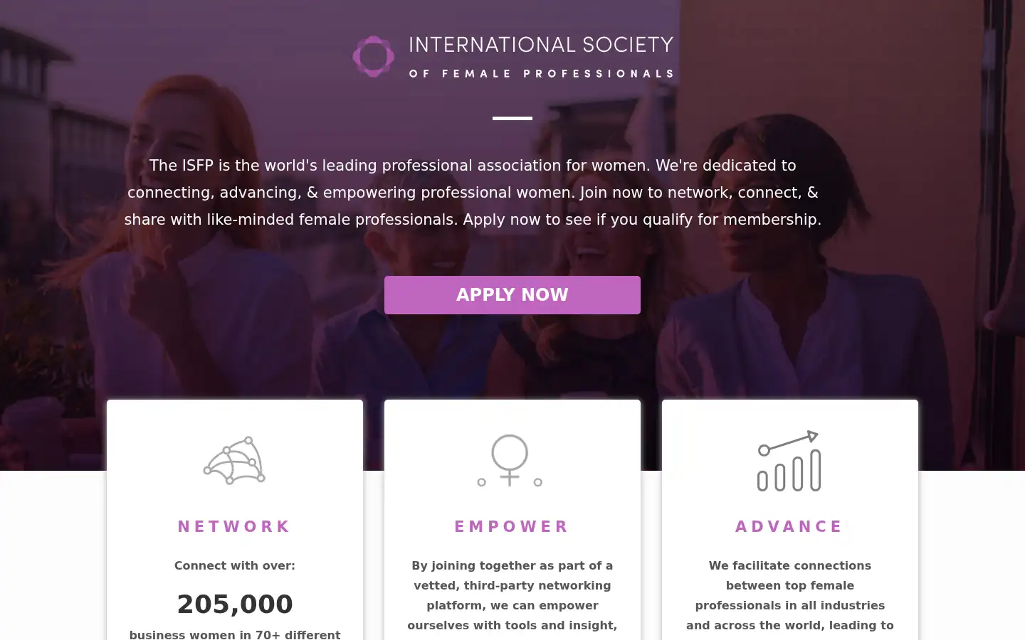 Screenshot of joinisfp.com