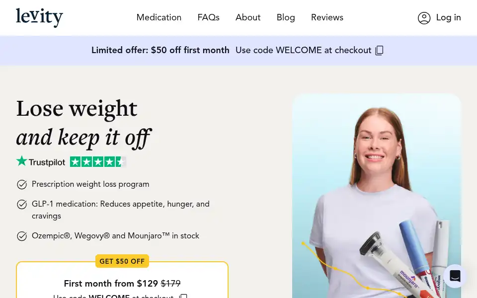 Screenshot of joinlevity.com