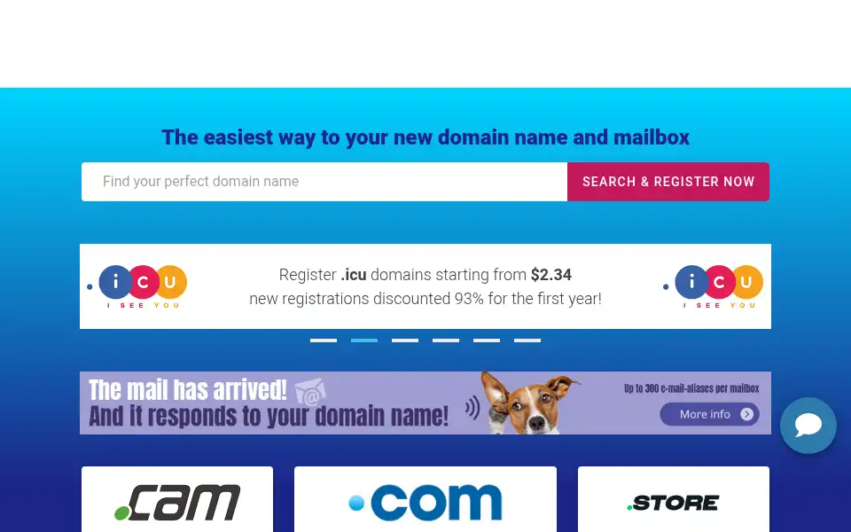 Screenshot of joker.com