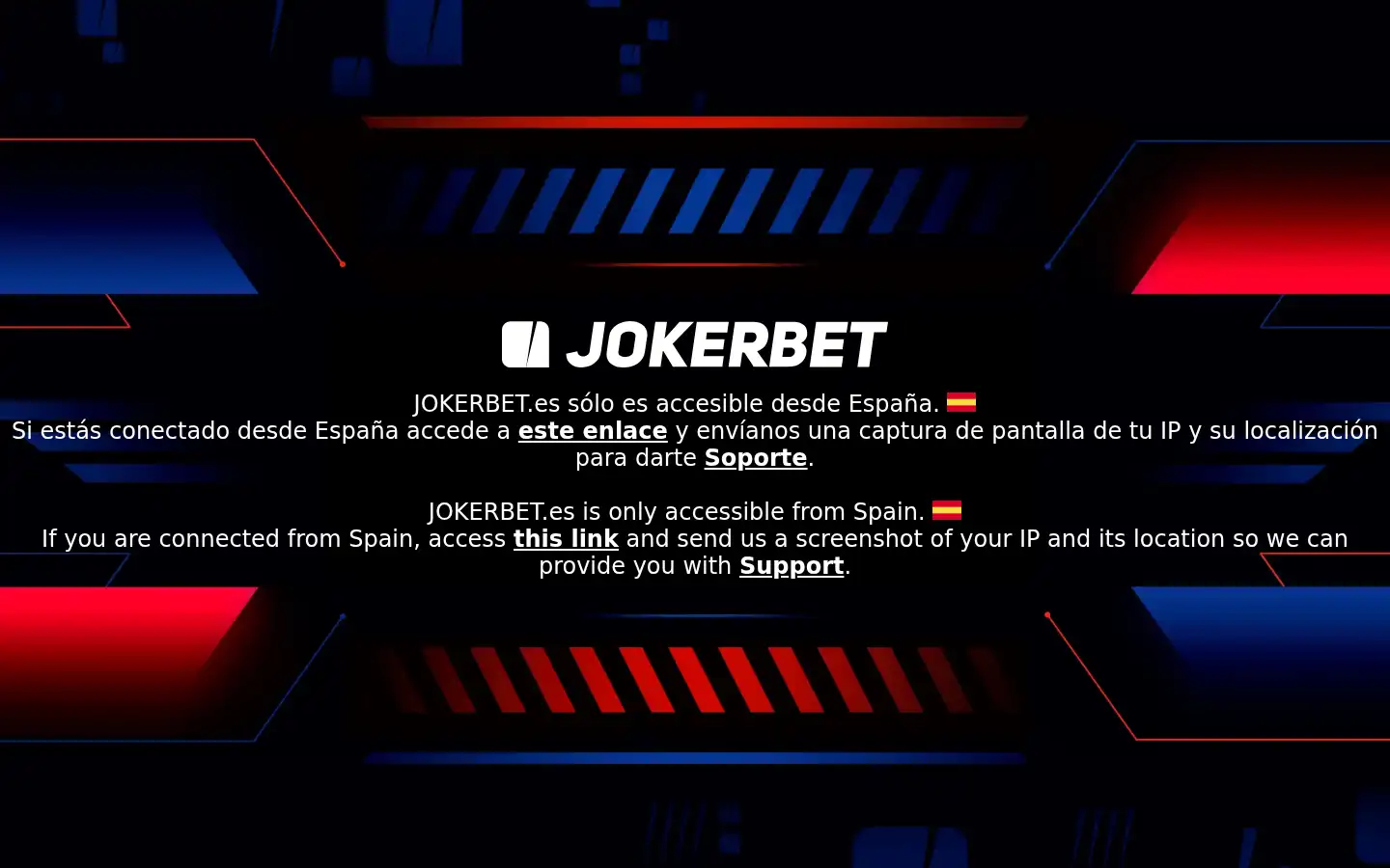 Screenshot of jokerbet.es