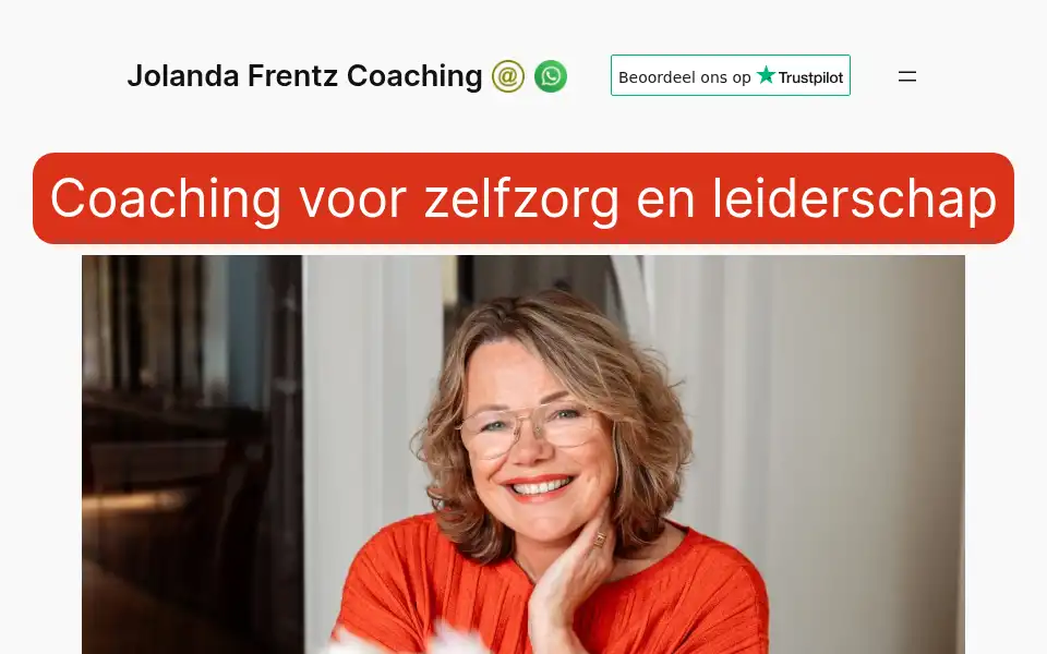 Screenshot of jolandafrentz.nl