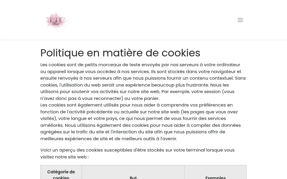 Screenshot of jolienana.com
