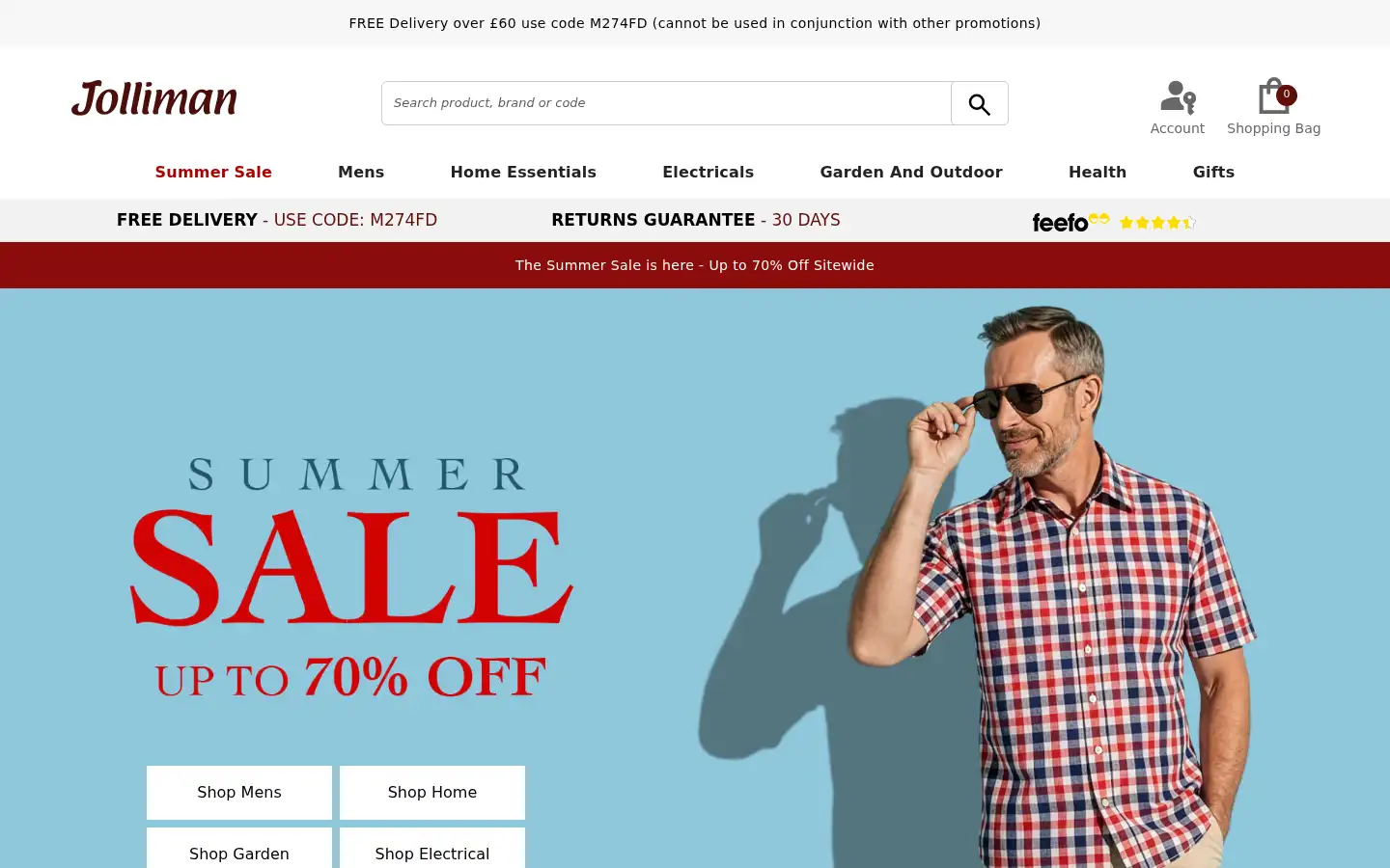 Screenshot of jolliman.co.uk