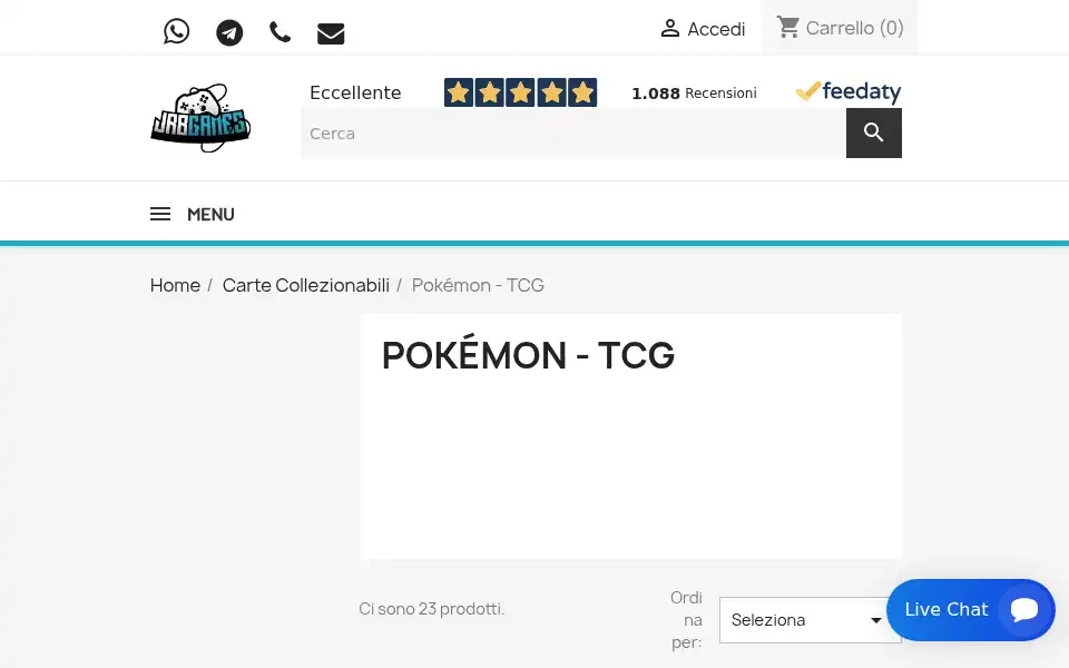 Screenshot of jollyrogerbay.it
