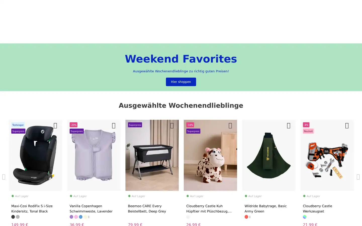 Screenshot of jollyroom.at
