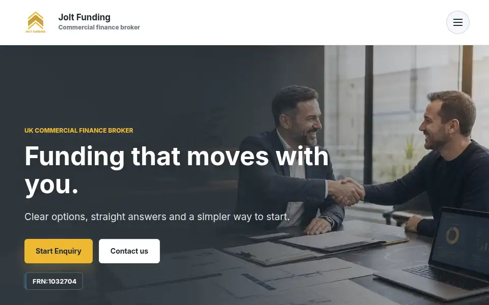 Screenshot of joltfunding.co.uk