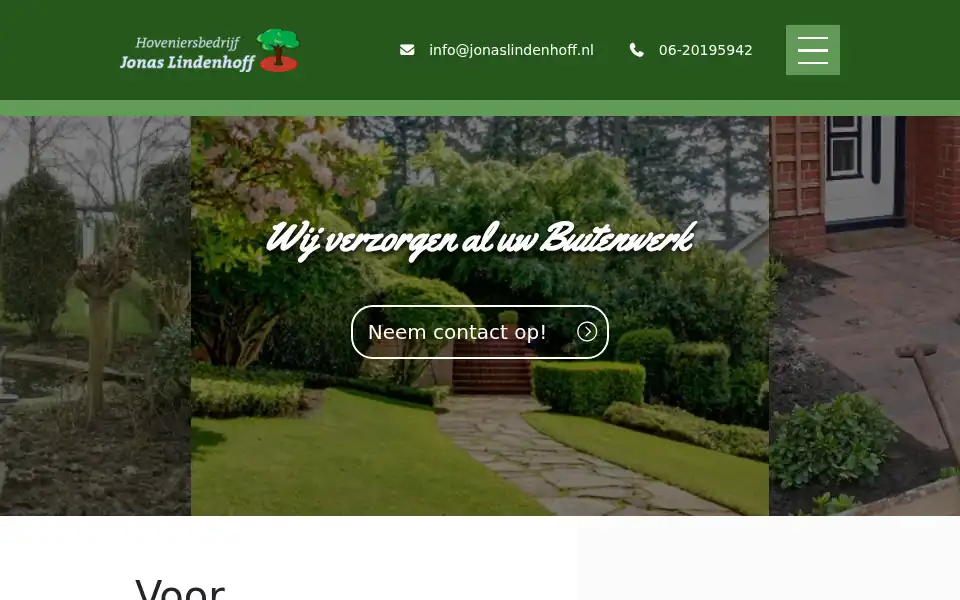 Screenshot of jonaslindenhoff.nl