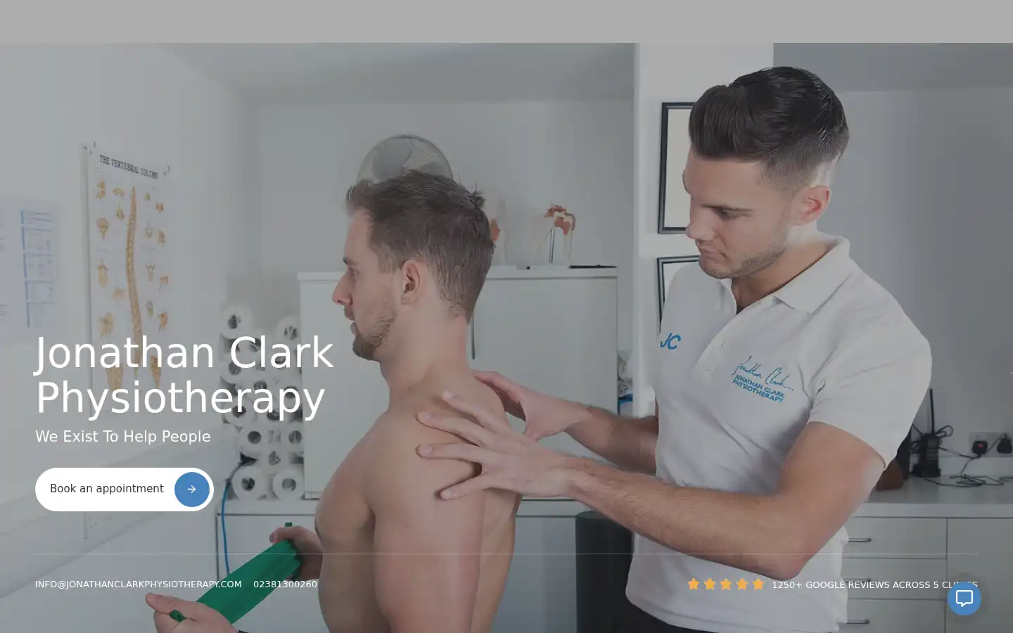 Screenshot of jonathanclarkphysiotherapy.com