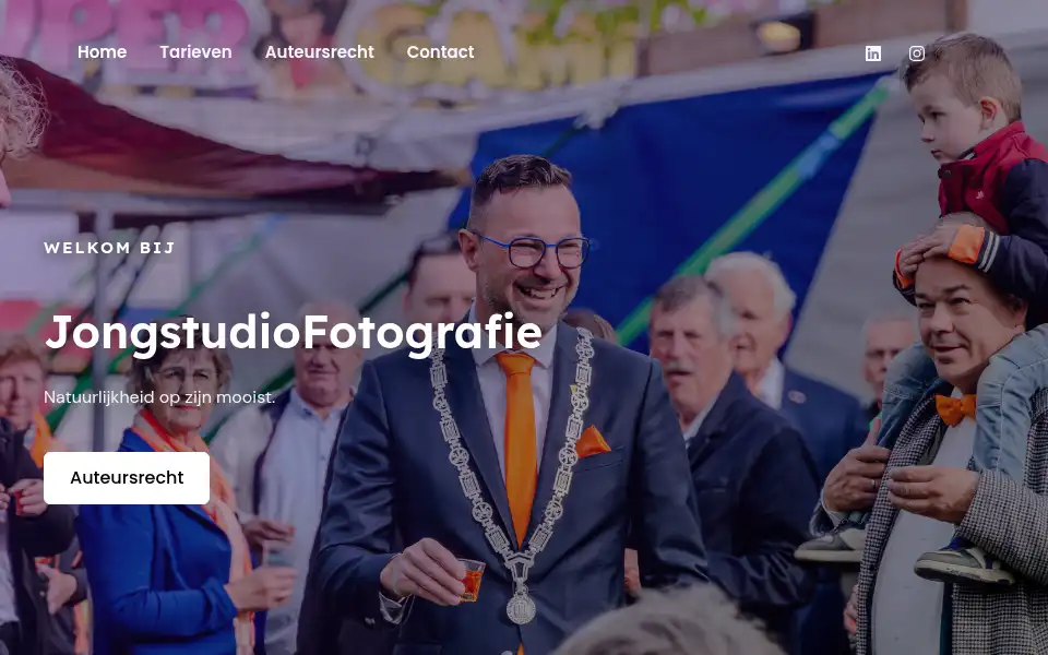 Screenshot of jongstudiofotografie.nl