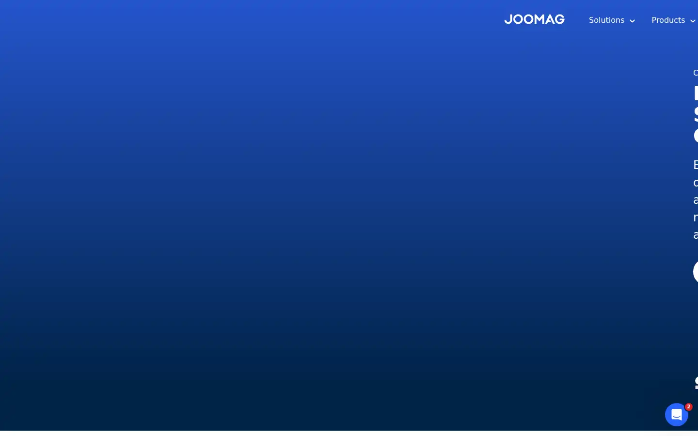 Screenshot of joomag.com