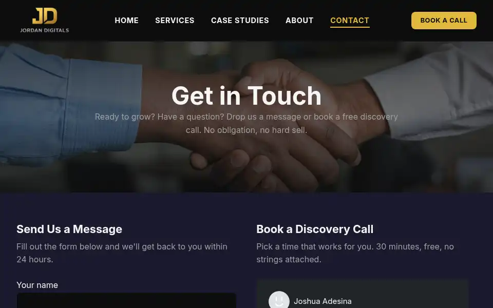 Screenshot of jordandigitals.com