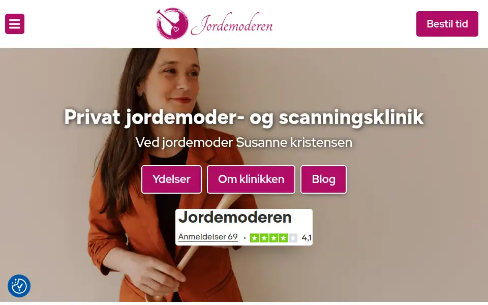 Screenshot of jordemoderen.nu