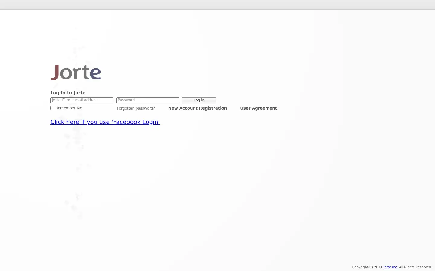 Screenshot of jorte.net
