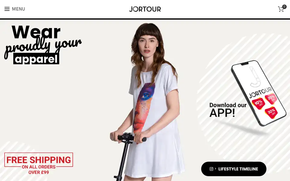 Screenshot of jortour.com