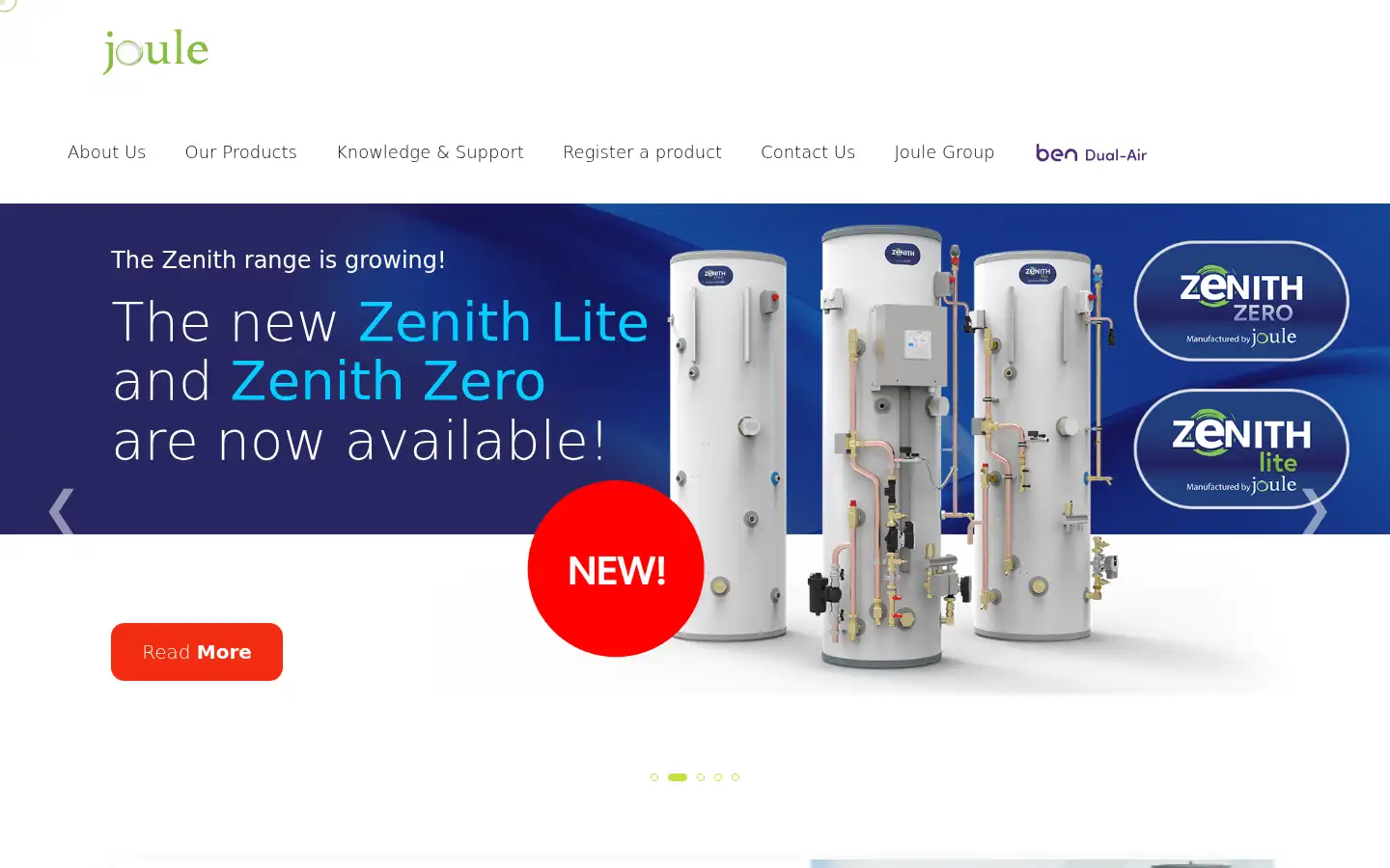 Screenshot of jouleuk.co.uk