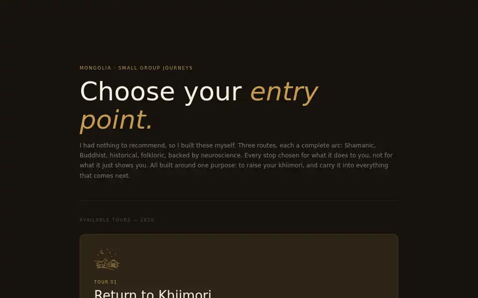 Screenshot of journeys.khiimoriworld.com