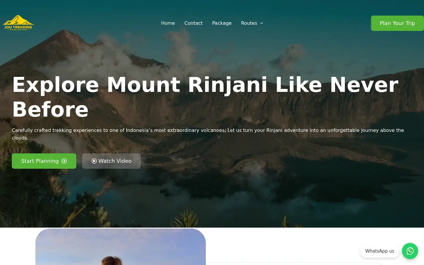 Screenshot of joutrekking.com