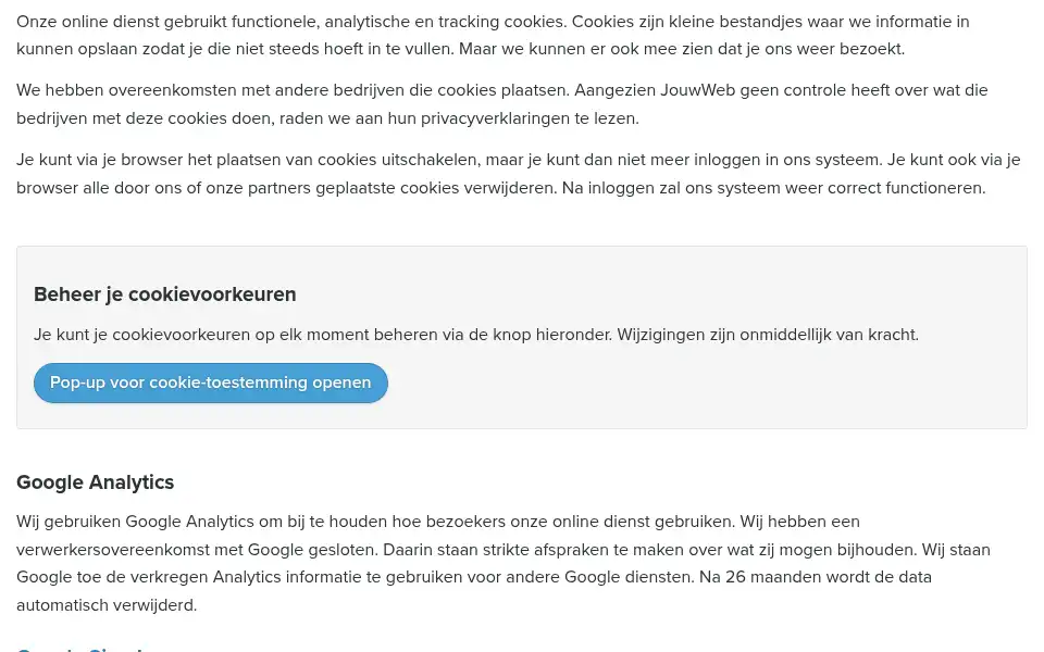 Screenshot of jouweb.nl