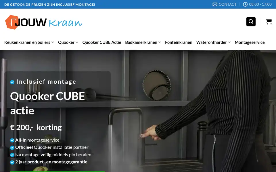 Screenshot of jouwkraan.nl