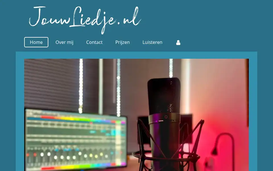 Screenshot of jouwliedje.nl