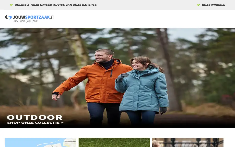 Screenshot of jouwsportzaak.nl