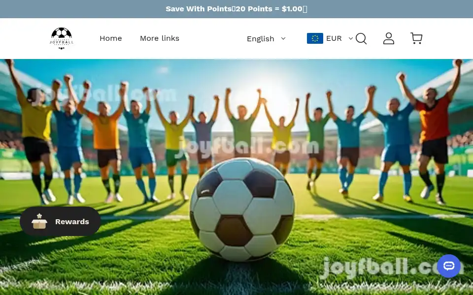 Screenshot of joyfball.cc