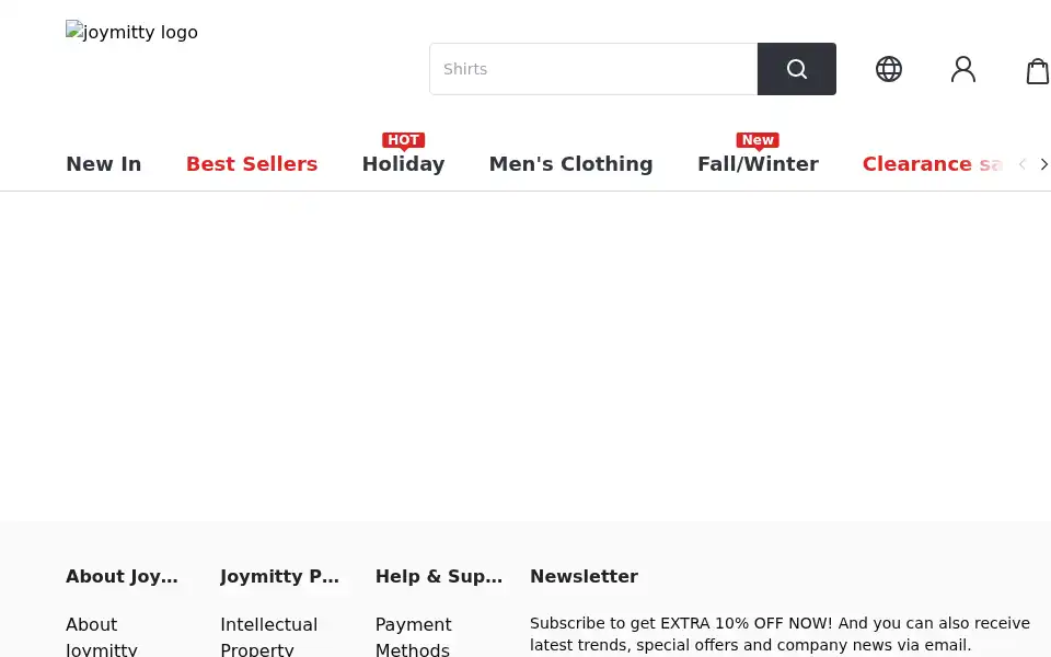 Screenshot of joymitty.com