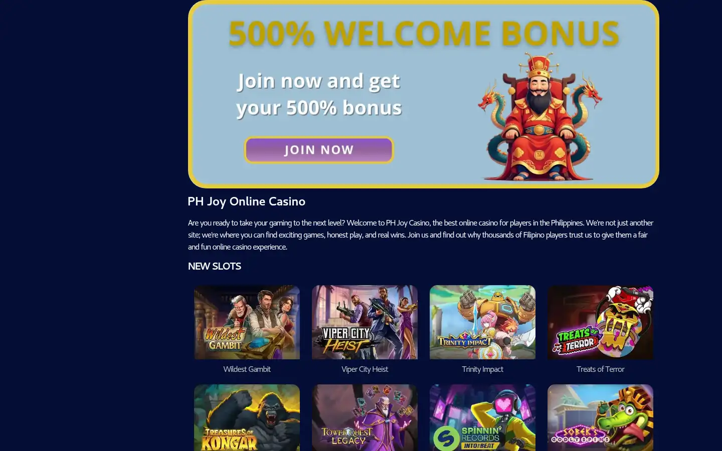 Screenshot of joyph.net