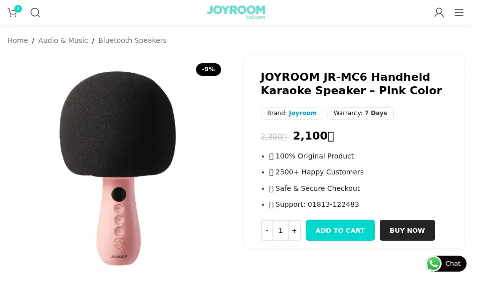 Screenshot of joyroombd.com
