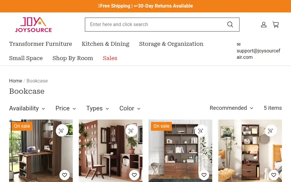 Screenshot of joysourcefair.com