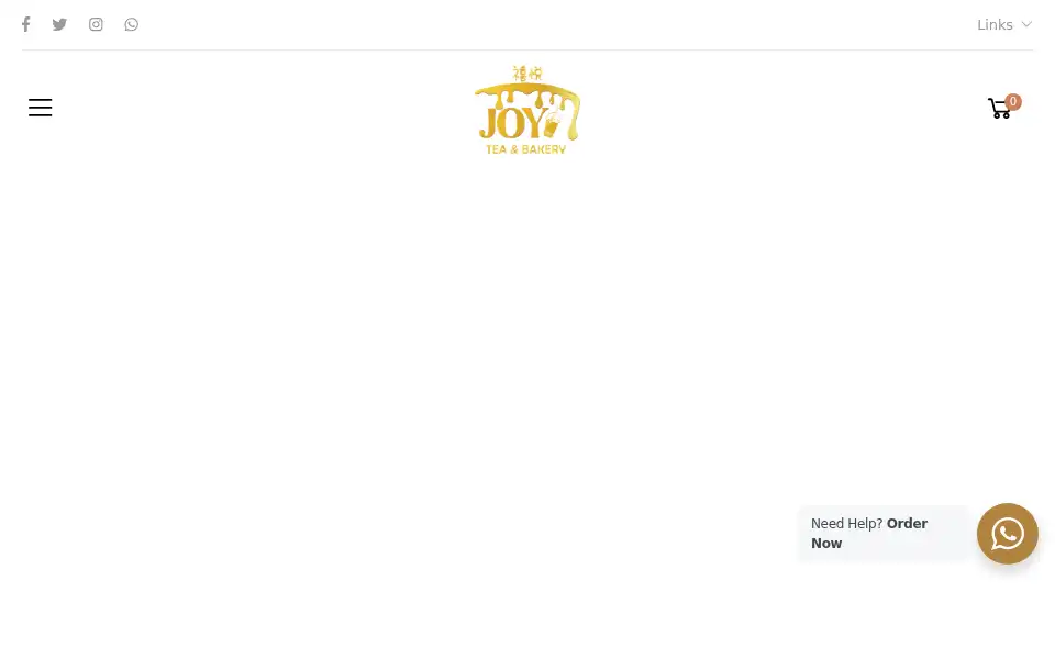 Screenshot of joyteacake.com