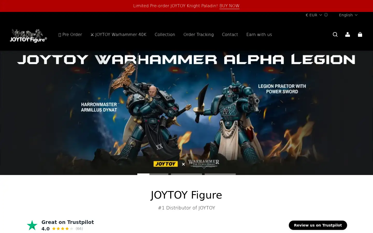 Screenshot of joytoyfigure.com
