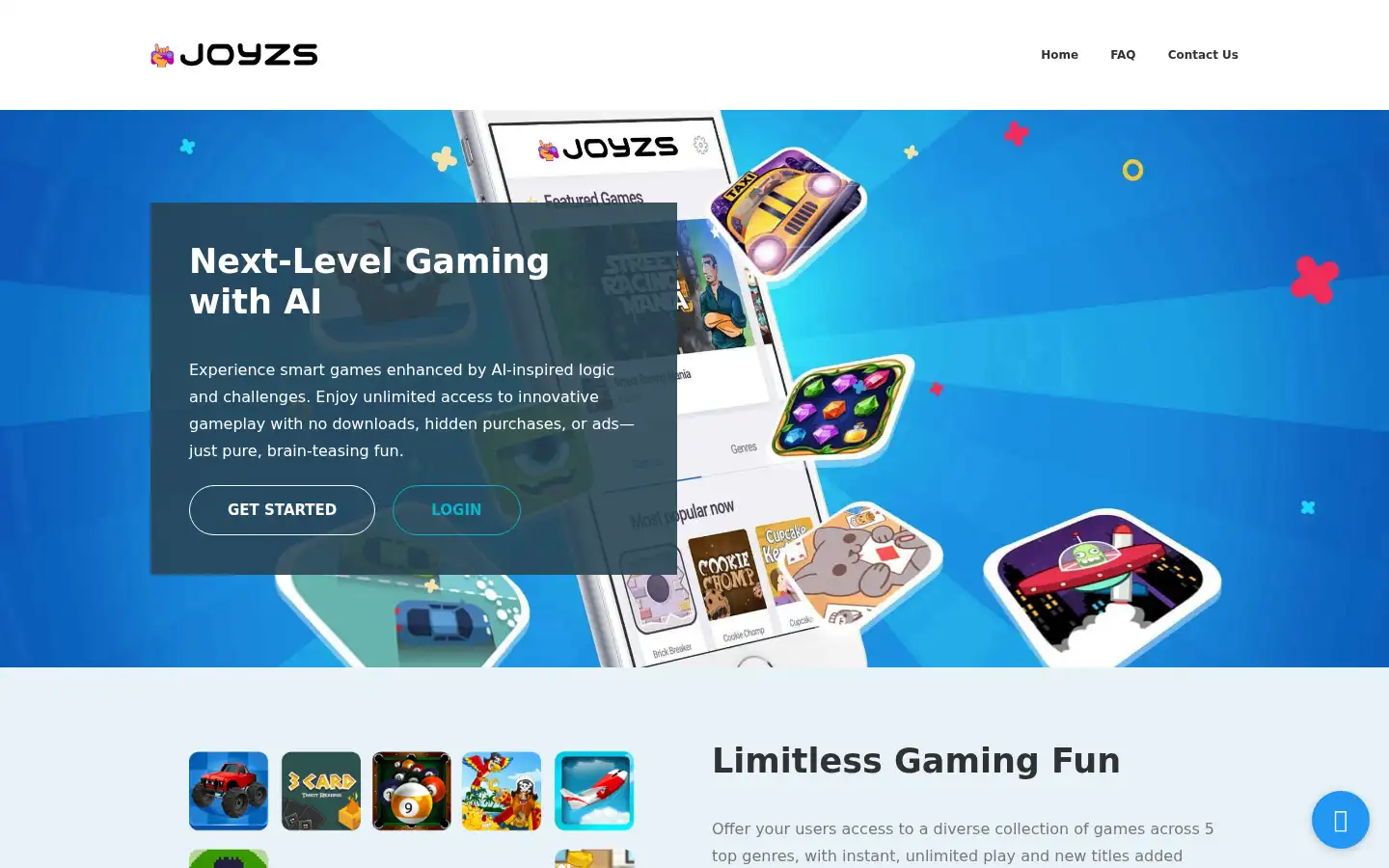 Screenshot of joyzs.com