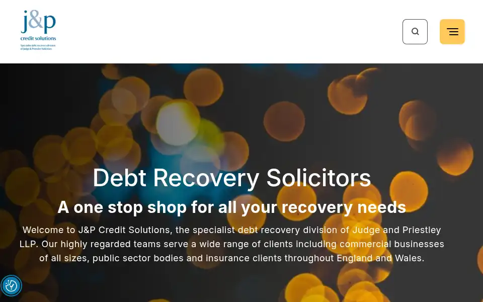 Screenshot of jpcreditsolutions.co.uk