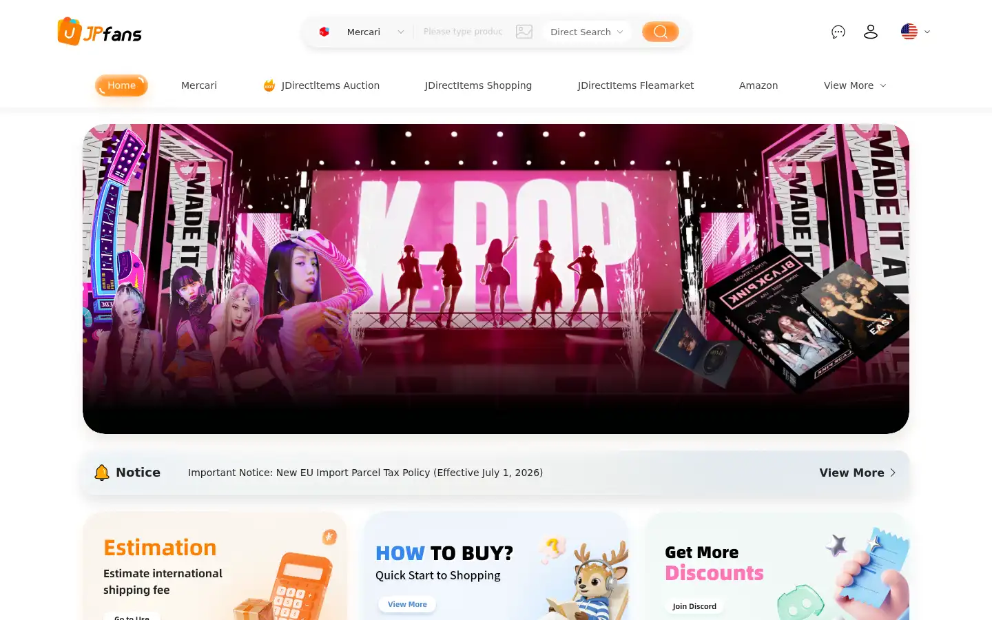 Screenshot of jpfans.com