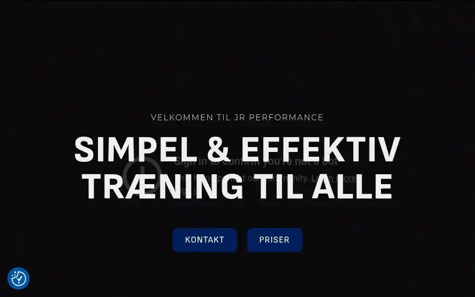 Screenshot of jrperformance.dk