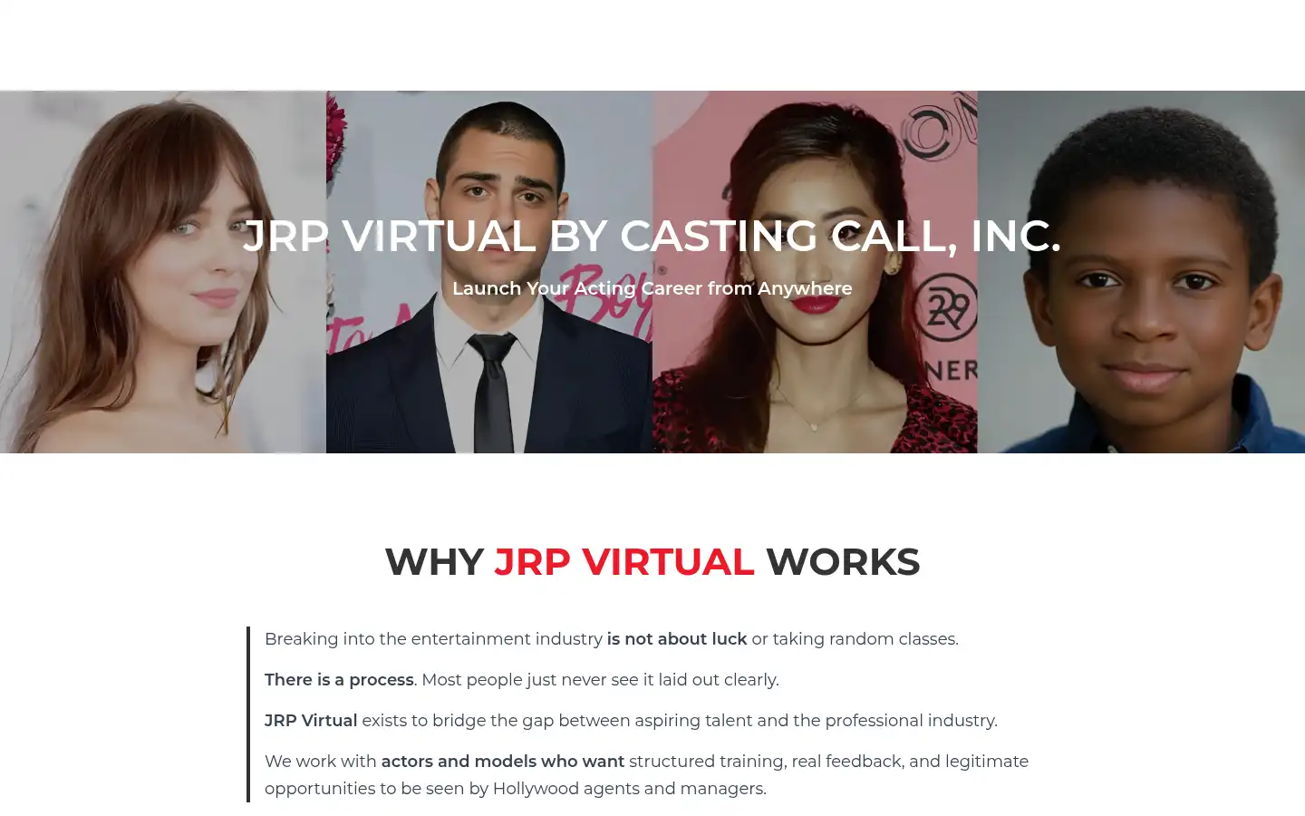 Screenshot of jrpvirtual.com
