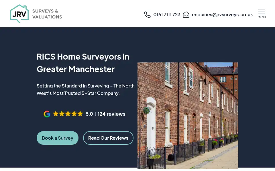 Screenshot of jrvsurveys.co.uk