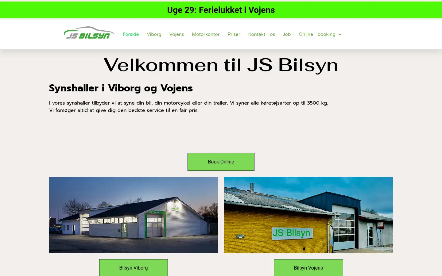 Screenshot of jsbilsyn.dk