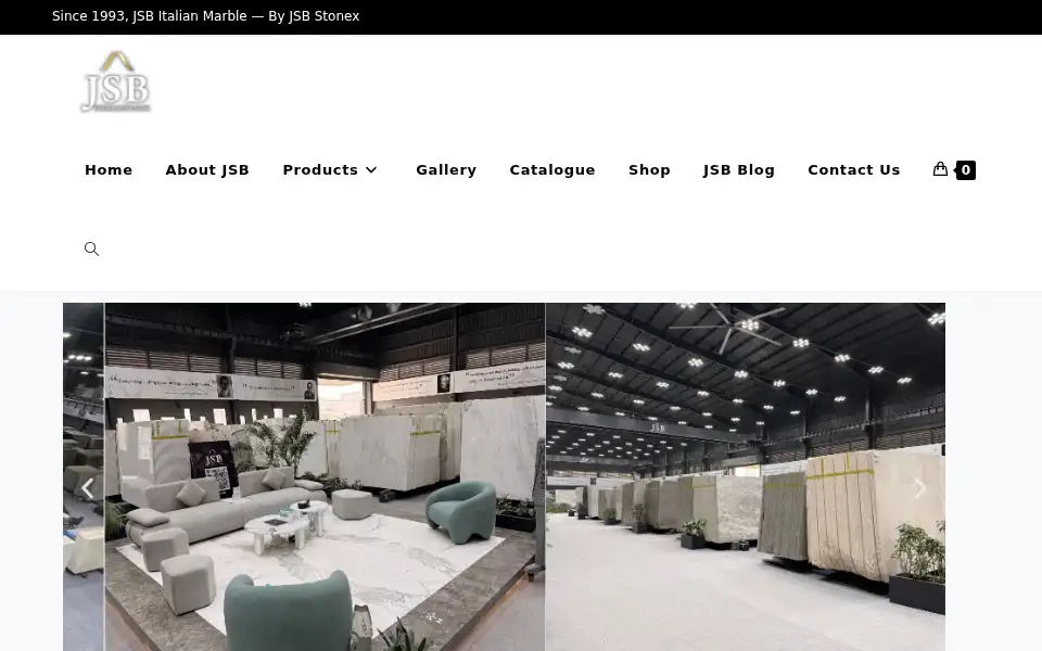 Screenshot of jsbitalianmarble.com