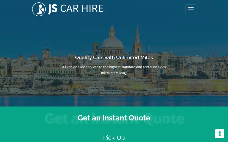 Screenshot of jscarhire.com