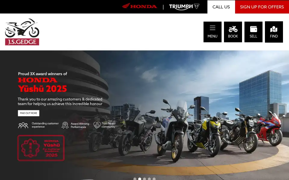 Screenshot of jsgedge.co.uk
