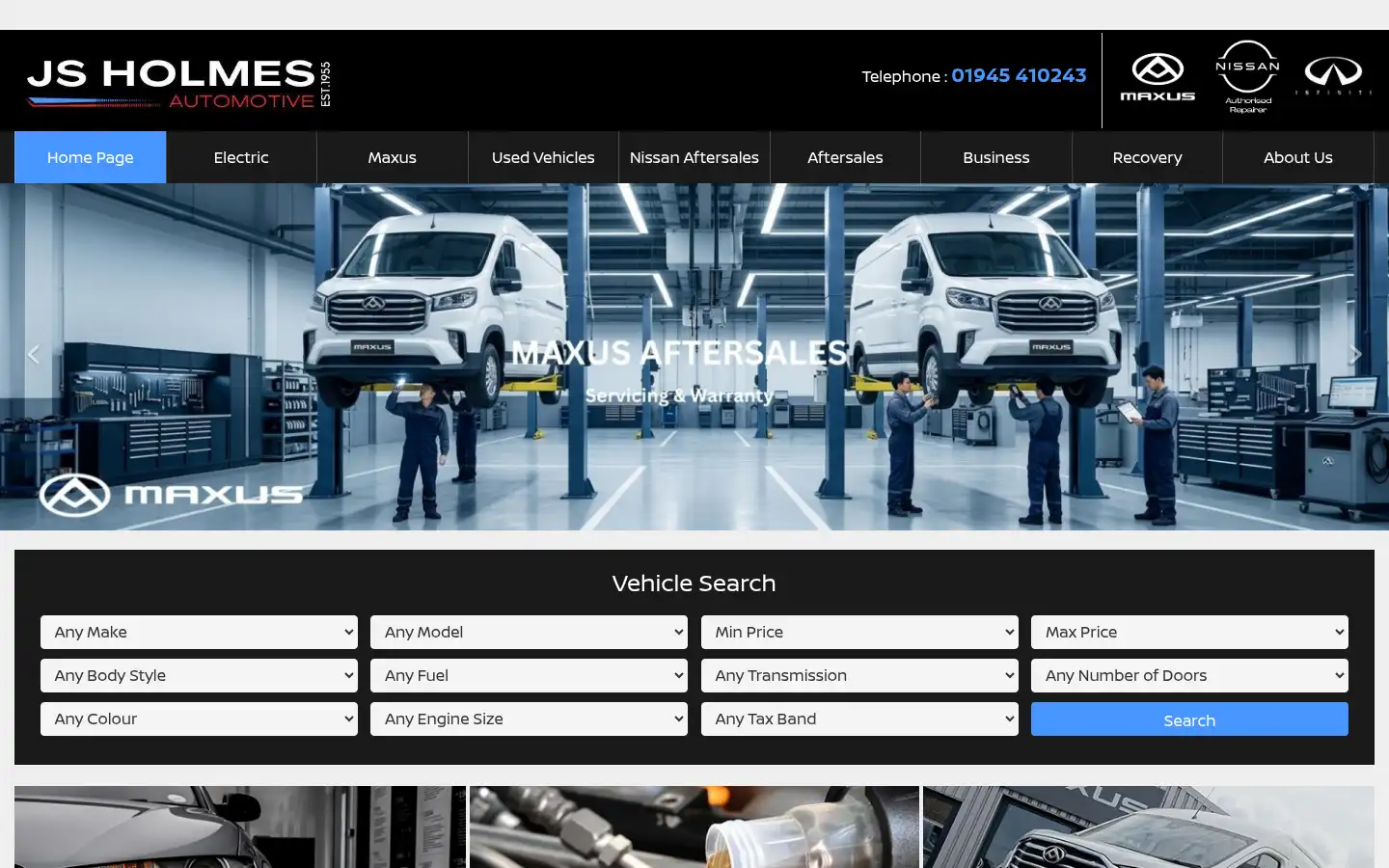 Screenshot of jsholmes.com